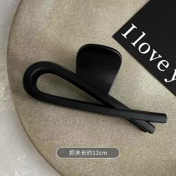 Корейские акриловые заколки-крабы для волос с крестом для женщин, матовые леопардовые заколки-акулы для хвостика, женские заколки для волос, аксессуары Size fits all