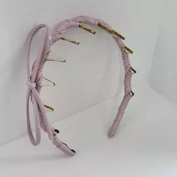 Корейские аксессуары для волос повязки на голову для девочек женщин повязка бант фасинатор Дизайнерские обручи винтажная лента сладости ведущая мода