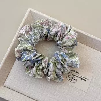 Корейские аксессуары резинки для волос эластичная лента для девочек женщин скранчи цветы фасинаторы элегантный винтажный популярный ведущий модный