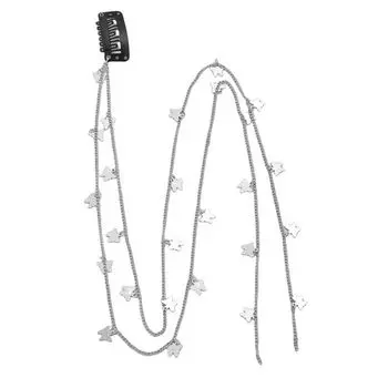 Корейские головные уборы Женские заколки для волос Украшение Цепочка Длинные кисточки Заколка Цепочка для плетения волос Девушка Butterfly