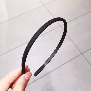 Корейские матовые ободки для волос Женские красочные однотонные нескользящие тонкие ободки-обручи с зубчиками Аксессуары для волос для девочек