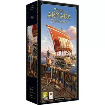 Корейские настольные игры 7 Wonders 2nd Edition Expansion Armada Board Game, популярная корейская игра