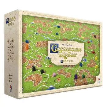 Корейские настольные игры Carcassonne Big Box, популярная корейская игра