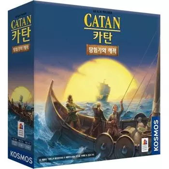 Корейские настольные игры Catan Expansion Explorers and Pirates Настольная игра, разные цвета