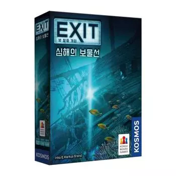 Корейские настольные игры EXIT Room Escape Game Treasure Ship of the Deep Sea, популярная корейская игра