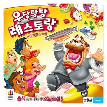 Корейские настольные игры Woodang Tangtang Restaurant Board Game, популярная корейская игра