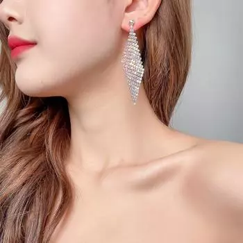 Корейские популярные новые длинные серьги женские супер сказочные темпераментные универсальные серьги с бахромой сексуальные модные универсальные украшения для ушей