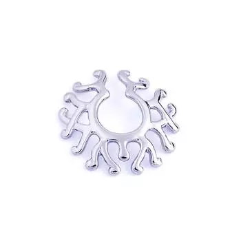 Корейские популярные ювелирные изделия из проколов, женские бесстержневые псевдо-молочные кольца, короткие толстые молочные ногти белый