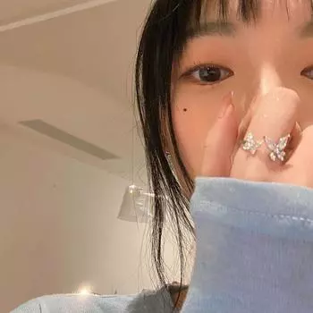 Корейские роскошные кольца-бабочки из сверкающего сплава, регулируемые открытые украшения