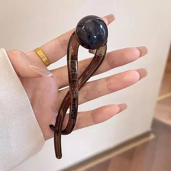 Корейские заколки для волос для женщин, элегантные заколки для волос сзади для девочек, аксессуары для волос, винтажные заколки, зажим для хвоста, женский головной убор Size fits all