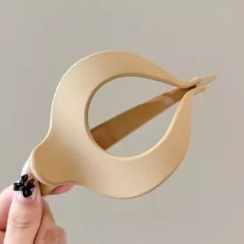 Корейские заколки-уточки для волос для женщин, однотонные заколки, макияж, аксессуары для волос для девочек, модный головной убор для взрослых Size fits all