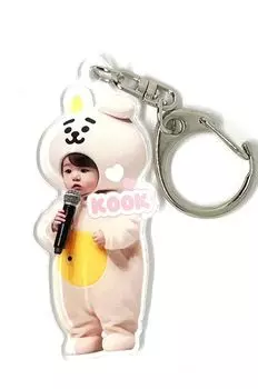 Корейский акриловый брелок для ключей K-POP BTS Jungkook H-60