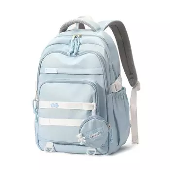 Корейский большой школьный рюкзак для скалолазания и бизнеса для старшей и средней школы [ZESU] рюкзак, женский, школьный, вместимость, рюкзак, для студентов,