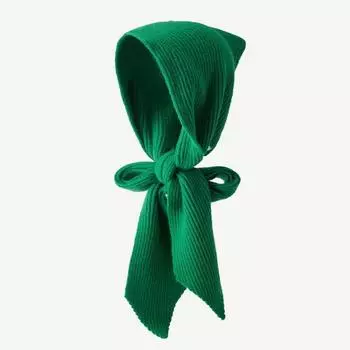 Корейский комплект из шапки и шарфа, вязаная шаль с капюшоном, шапка-балаклава, зимняя утепленная шапка, сохраняющий тепло, шерстяной пуловер, шляпа, готические аксессуары белый