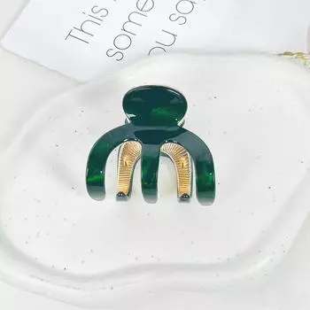 Корейский Новый Креативный Дизайн 5,5 см Маленький Зажим-Краб для Волос с Леопардовым Принтом Высококачественный Металлический Захват из Ацетатной Кислоты Аксессуары для Волос Hair Claws