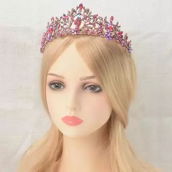 Корейский ретро сплав горный хрусталь корона тиара невеста свадебное платье свадебные аксессуары декоративные украшения аксессуары для волос корона для волос