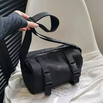 Корейский шик ретро инструменты Гонконгский стиль студенческая холщовая сумка мужская улджан нейтральная японская Харадзюку женская сумка-мессенджер розовый