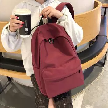 Корейский школьный рюкзак для девочек Harajuku Ulzzang — водонепроницаемый и стильный для учениц серый