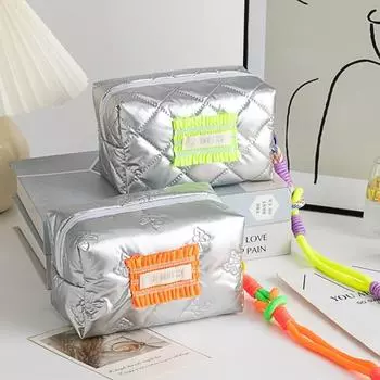 Корейский стиль дорожная косметичка ручная кладь канцелярские принадлежности пенал элегантный кошелек для монет на открытом воздухе розы красного