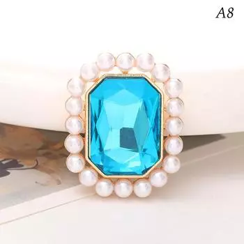 Корейский стиль квадратный жемчуг блестящие ювелирные изделия металлические украшения аксессуары as the picture