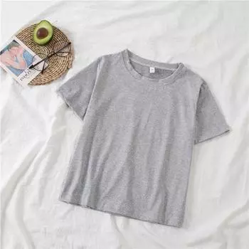 Корейский Стиль Миниатюрный Стройнящий Повседневный Комплект Двойка - Женский Топ и Брюки Клеш 3XL (75-85 kg)