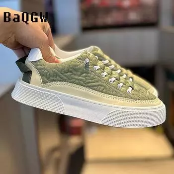 Корейский стиль мода плоская прогулочная вулканизированная обувь мужская удобная спортивная обувь мужские корейские кроссовки повседневная обувь для бега мужская 38