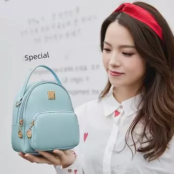 Корейский стиль Модная PU сумка через плечо маленькая с квадратным логотипом светло-серый