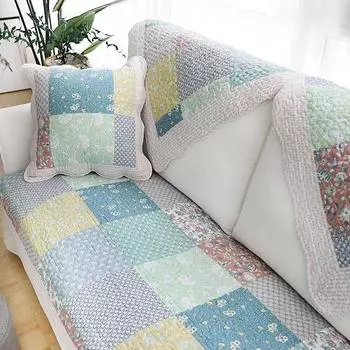 Корейский стиль, садовый мытый хлопок, четыре сезона, универсальная европейская тканевая подушка для дивана, подушка для дивана, спинка, чехол для полотенец 70*70cm