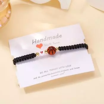 Корейский стиль спортивный стиль плетеный браслет ручной работы регби браслет украшение Volleyball