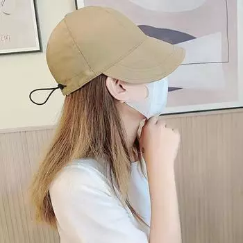 Корейский стиль Женская легкая шляпа-ведро с защитой от ультрафиолета и завязками