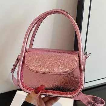 Корейский стиль женская сумка через плечо модный дизайн простая женская сумка с ручкой повседневная универсальная женская сумка через плечо Mini(Max Length<20cm)