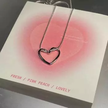 «Корейское ожерелье Hollow Love»: «Шикарная летняя цепочка на ключицу» Bead necklace