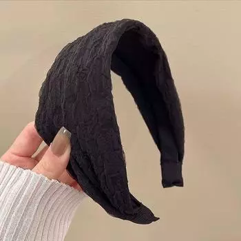 Корея Элегантные Шифоновые Широкие Повязки на Голову Ободок Женский Девушкам Подарок Резинка для Волос Обруч для Волос Аксессуары Головной Убор Wide 7 cm