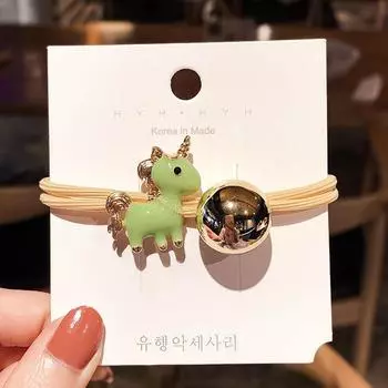 Корея Новые Металлические Резинки для Волос Резинки для Волос Держатель для Хвоста Резинка для Женщин Резинки для Волос Веревка для Волос Повязка на Голову Аксессуары для Волос