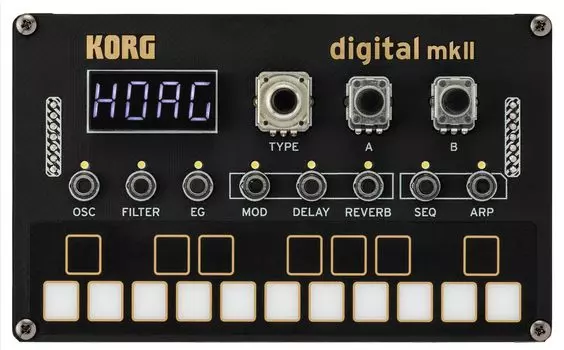 KORG digital kit mkII ПРОГРАММИРУЕМЫЙ СИНТЕЗАТОРНЫЙ КОМПЛЕКТ NTS-1 чёрный