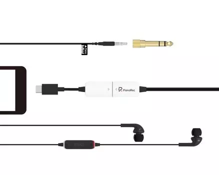 KORG Digital Piano Recording Tool PianoRec Perfect for streaming with with microphone with mute switch PIANOREC recording/recording/live