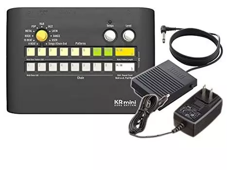 KORG KR mini KORG RHYTHM Оригинальный адаптер переменного тока KA350 Комплект ножных переключателей [KR-MINI] + + PS-3