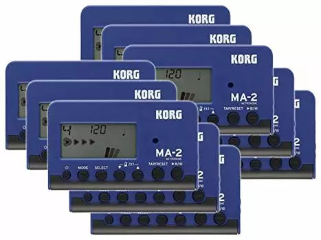 KORG Metronome Blue Black Set of 10 [Оптовая закупка] - MA-2 и MA-2-BLBK