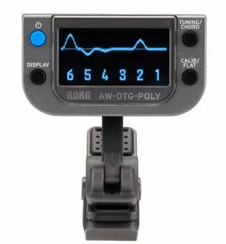 KORG Organic EL полифонический клипсовый тюнер для гитары AW-OTG-POLY