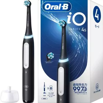 Коричневая электрическая зубная щетка Oral B iO4S iOG41B60BK матово-черная