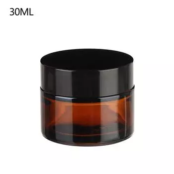 Коричневая бутылка Стеклянная бутылка с разделенными порциями Многоразовые аксессуары Раздельные бутылки Банки для крема Многоразовые бутылки 30Ml