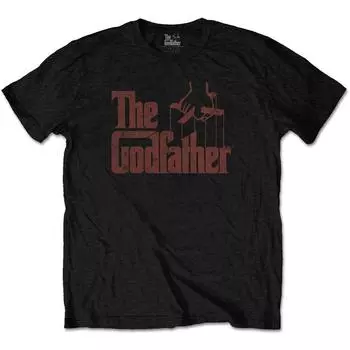 Коричневая футболка унисекс с логотипом The Godfather S