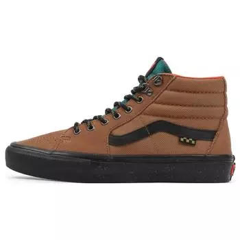 Коричнево-черные кроссовки унисекс Vans Skate Sk8-Hi Outdoor VN0A5FCCY49 37
