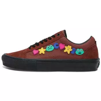 Коричневые кроссовки унисекс Vans Frog Skateboards x Skate Old Skool, черные VN0A5FCBY49 40.5