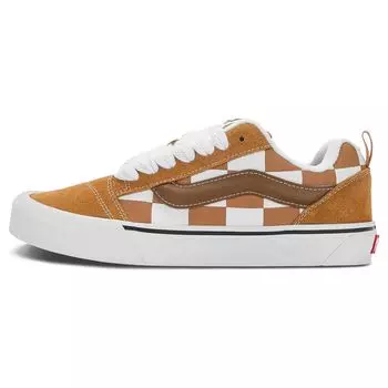 Коричневые кроссовки унисекс Vans Knu-Skool Mega Check VN000CRPBRO 36