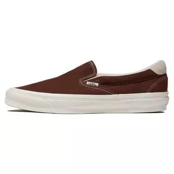 Коричневые кроссовки унисекс Vans OG Slip-On 59 LX VN0007QEBRO 41