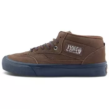 Коричневые темно-синие кроссовки унисекс Vans Nick Michel x Skate Half Cab 92 VN0A5KYABF1 41