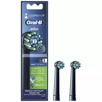Коричневый EB50BRX2EL сменная щетка для Oral B Electric 2 шт. (черный) Многофункциональная зубная щетка,