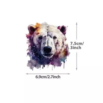 Коричневый медведь, термонаклейка на заплатку, термопереводная виниловая наклейка HTV для ткани, самодельная одежда, сумки, шляпы, поделки