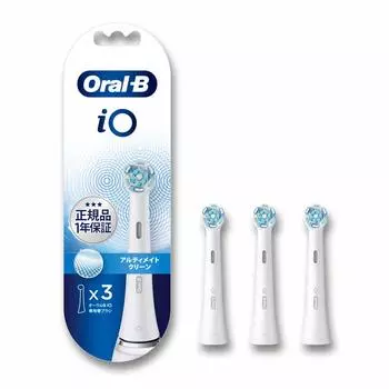 Коричневый Oral B iO специальная сменная щетка Ultimate Clean White 3 шт. [Оригинальный продукт] iORBCW-3EL белый